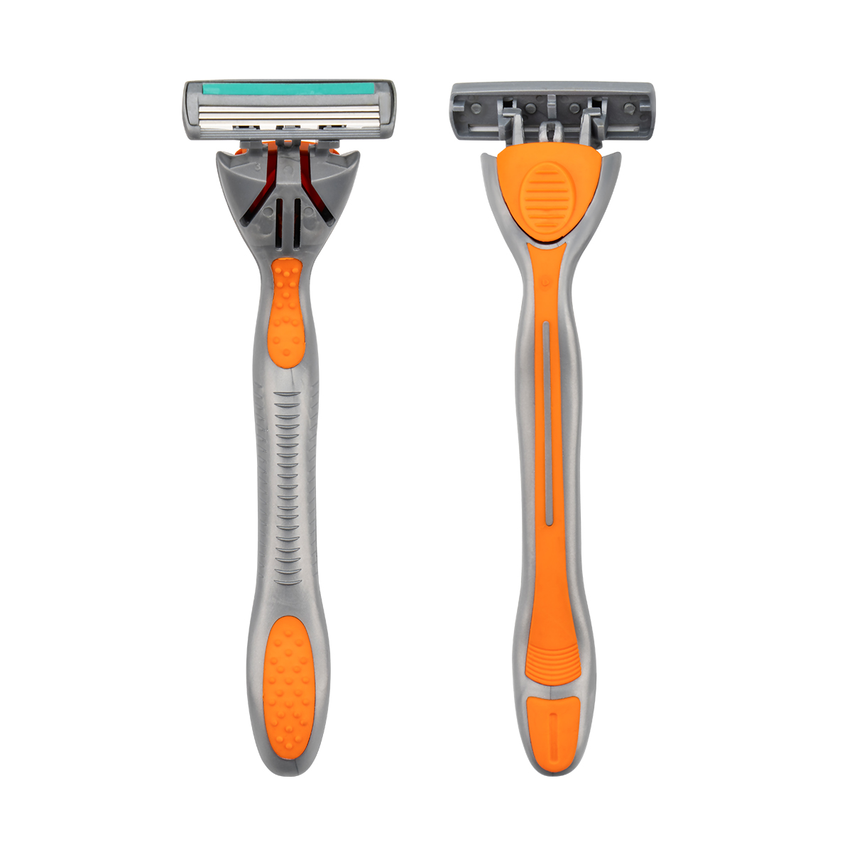 CX-T41 Manuseio de borracha Tripla Blade Facial descartável Razor para mulheres